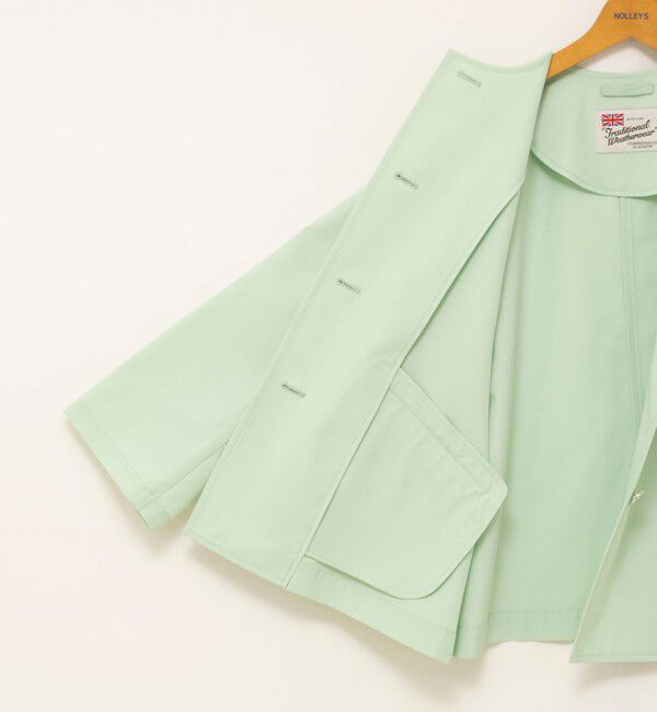 NOLLEY'S「【Traditional WeatherWear】LINTON N/C SHORT」|ノーカラージャケット|
