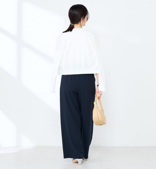 NOLLEY'S sophi「《手洗い可能/アンサンブル対応》マルチファンクションハイゲージクルーネックカーディガン」|カーディガン|