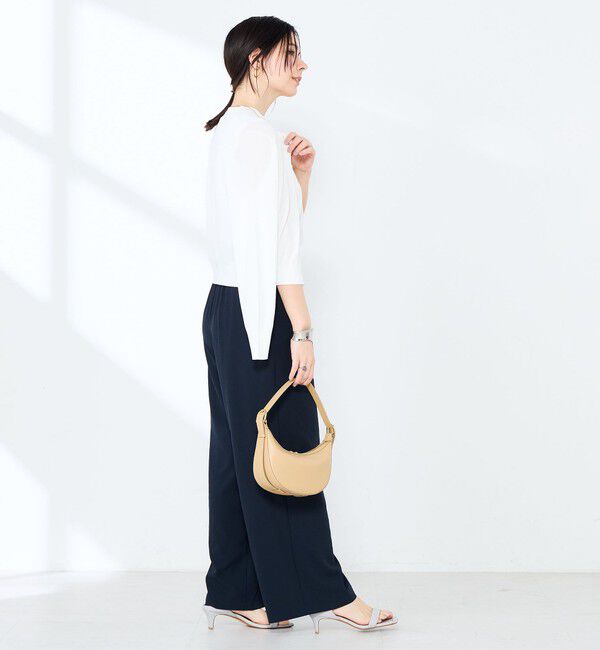 NOLLEY'S sophi「《手洗い可能/アンサンブル対応》マルチファンクションハイゲージクルーネックカーディガン」|カーディガン|