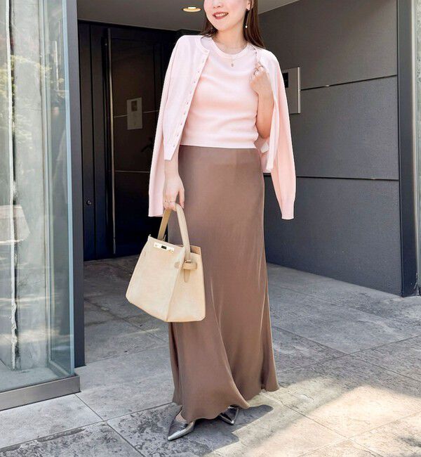 NOLLEY'S sophi「《手洗い可能/アンサンブル対応》マルチファンクションハイゲージクルーネックカーディガン」|カーディガン|