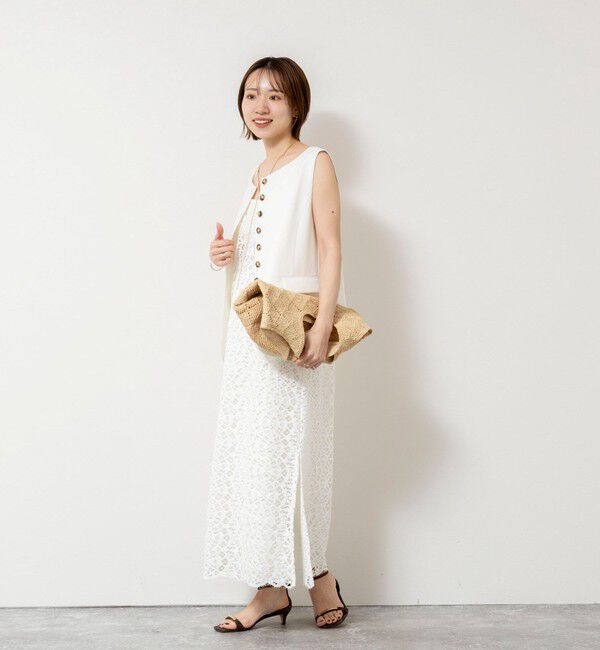 NOLLEY'S sophi「ウォッシャブルクロッシェレースキャミワンピース」|ワンピース|