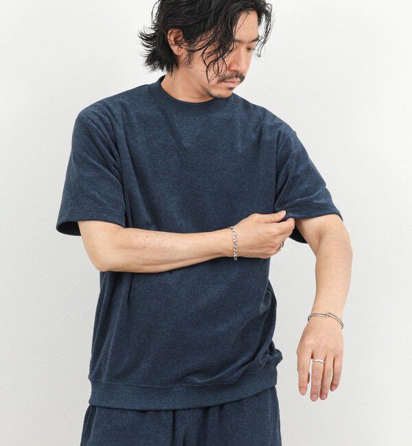NOLLEY'S goodman「《セットアップ対応》Vガゼット パイルTシャツ 26SS」|Tシャツ・カットソー|