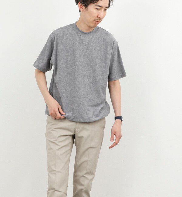 NOLLEY'S goodman「《セットアップ対応》Vガゼット パイルTシャツ 26SS」|Tシャツ・カットソー|