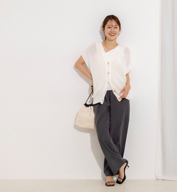 NOLLEY'S「【WEB＆一部店舗限定】ウォッシャブルサンドウォッシュイージーワイドパンツ」|その他|