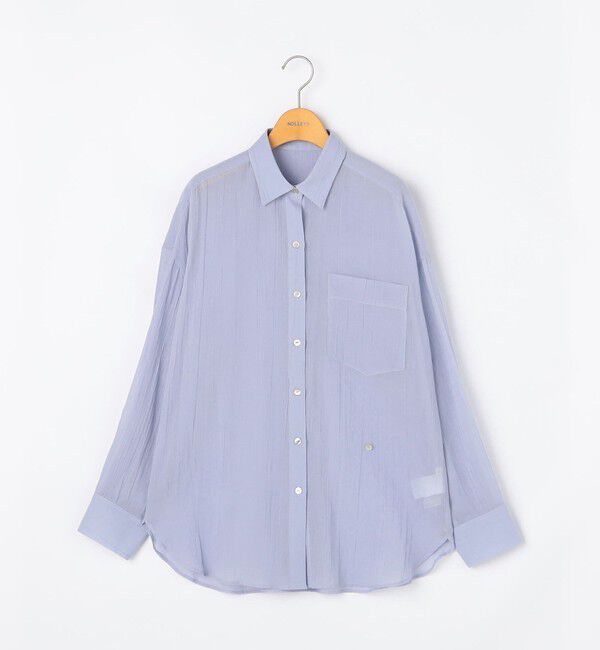 NOLLEY'S「ウォッシャブルキャッチワッシャーシアーシャツ」|シャツ・ブラウス|