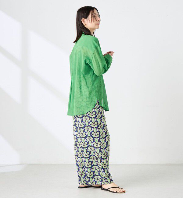 NOLLEY'S「ウォッシャブルキャッチワッシャーシアーシャツ」|シャツ・ブラウス|