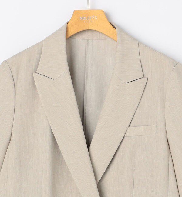 NOLLEY'S sophi「《セットアップ対応》ウォッシャブルドライツイルハーフスリーブジャケット」|テーラードジャケット|