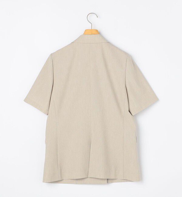 NOLLEY'S sophi「《セットアップ対応》ウォッシャブルドライツイルハーフスリーブジャケット」|テーラードジャケット|