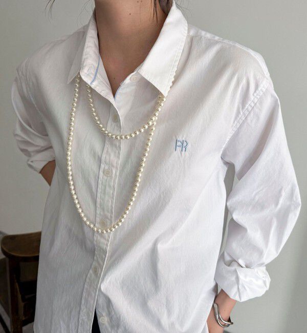 fredy emue「FR刺繍オックスコンパクトシャツ」|シャツ・ブラウス|