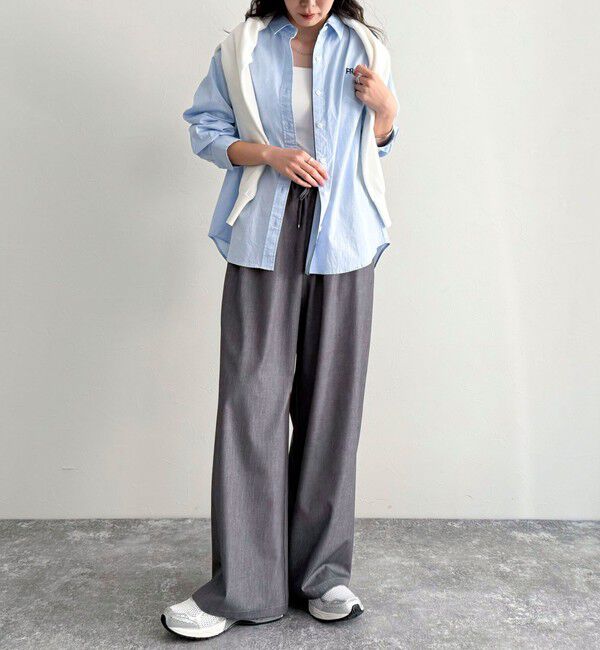 fredy emue「FR刺繍オックスコンパクトシャツ」|シャツ・ブラウス|