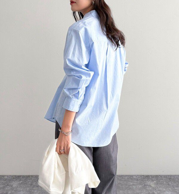 fredy emue「FR刺繍オックスコンパクトシャツ」|シャツ・ブラウス|