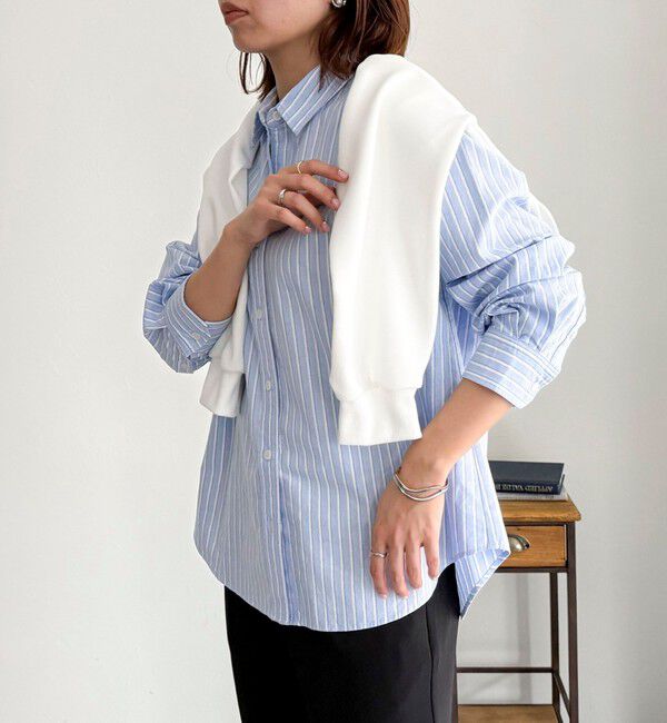 fredy emue「FR刺繍オックスコンパクトシャツ」|シャツ・ブラウス|