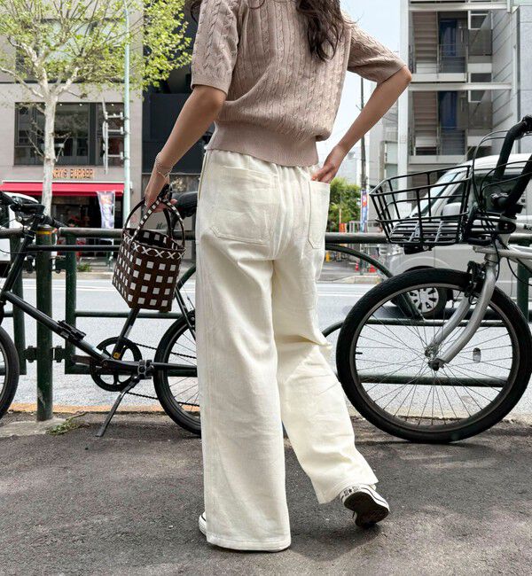 fredy emue「ライトオンスデニムベイカーイージーパンツ」|デニム|