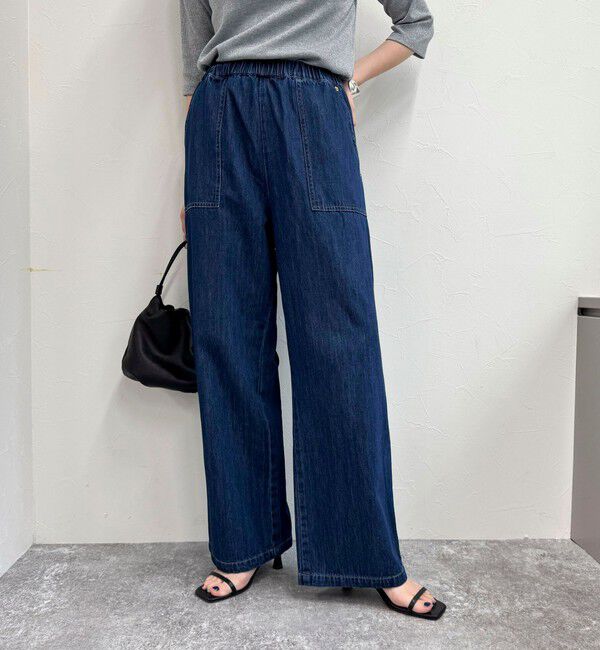 fredy emue「ライトオンスデニムベイカーイージーパンツ」|デニム|