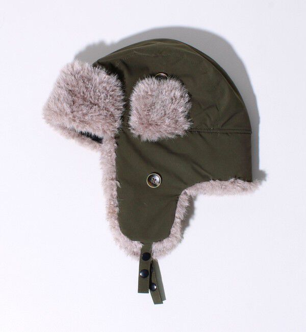 GLOSTER「【GLOSTER/グロスター】フライトキャップ 2WAY ナイロン/デニム」|キャップ・キャスケット|