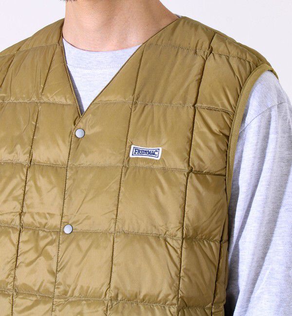GLOSTER「【UNISEX/4サイズ/6色展開】FREDYMAC別注 TAION ベーシックインナーダウンベスト」|ダウンベスト・ベスト|