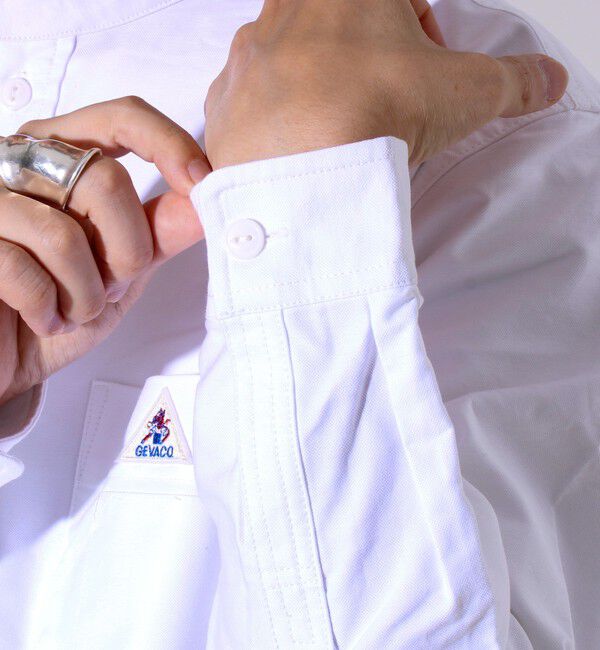 GLOSTER「【シーズンレス】【GEVACO】オックスバンドカラーシャツ」|シャツ・ブラウス|