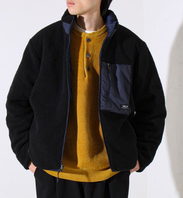 GLOSTER「【2WAYで着回せる】【UNISEX】GLOSTER配色別注 TAIONボア&times;ダウンブルゾン」|ダウン|