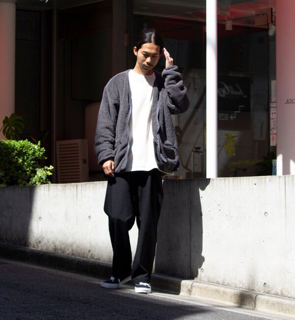 GLOSTER「【Franklin Climbing】カスケード シェルパフリースカーディガン」|カーディガン|