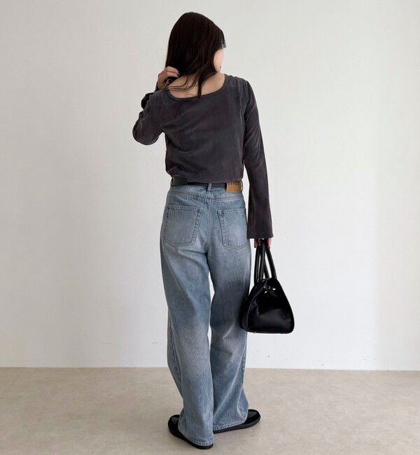 fredy emue「シアーフロッキーフレアスリーブプルオーバー」|Tシャツ・カットソー|