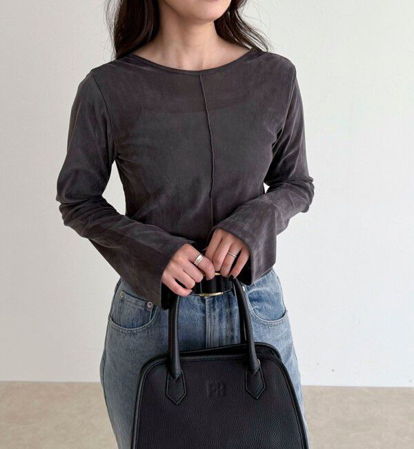 fredy emue「シアーフロッキーフレアスリーブプルオーバー」|Tシャツ・カットソー|