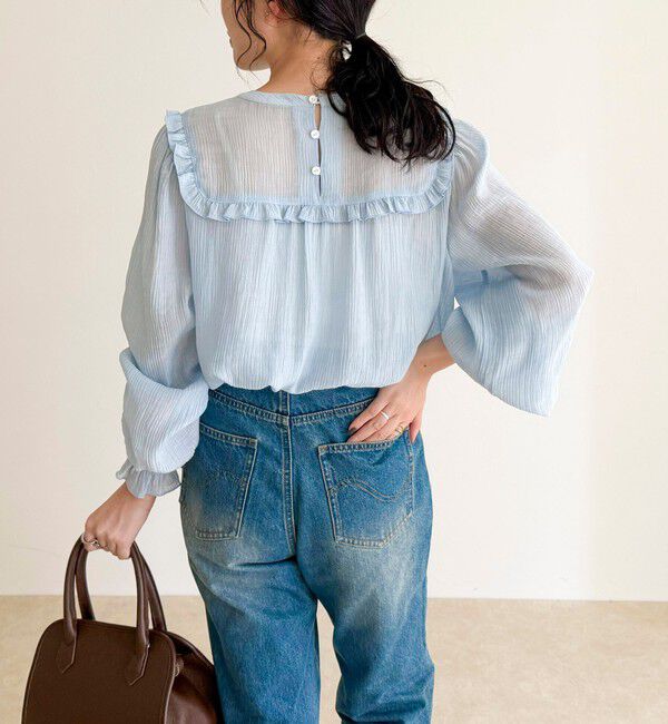 fredy emue「ピンタックギャザーブラウス」|シャツ・ブラウス|