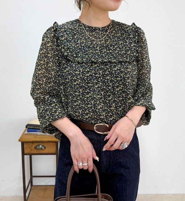 fredy emue「ピンタックギャザーブラウス」|シャツ・ブラウス|