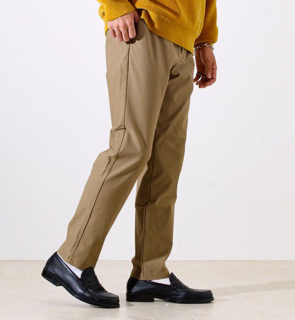 GLOSTER「【大人の美脚パンツ/S～XL展開】ミラクルストレッチ イージーパンツ」|チノ|