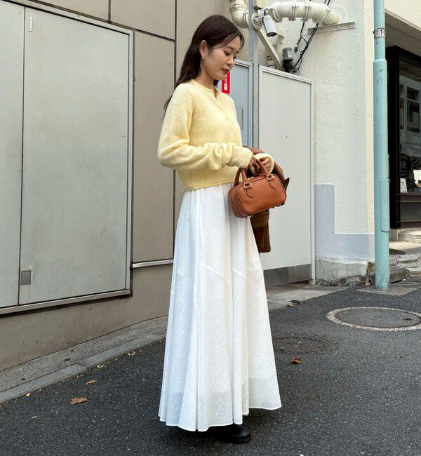 fredy emue「モヘヤ混ビスチェカーディガン」|カーディガン|