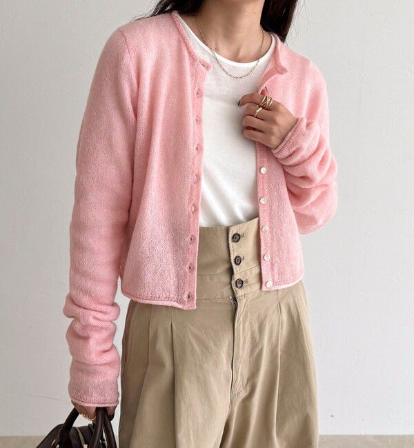 fredy emue「モヘヤ混ビスチェカーディガン」|カーディガン|