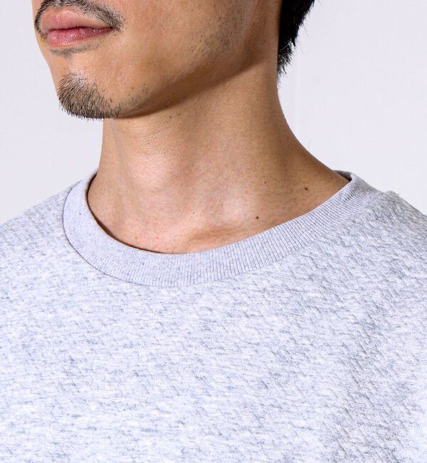 GLOSTER「【人気シリーズ第2弾】【新柄ジャガード登場】フクレクロスジャガードロンT」|Tシャツ・カットソー|