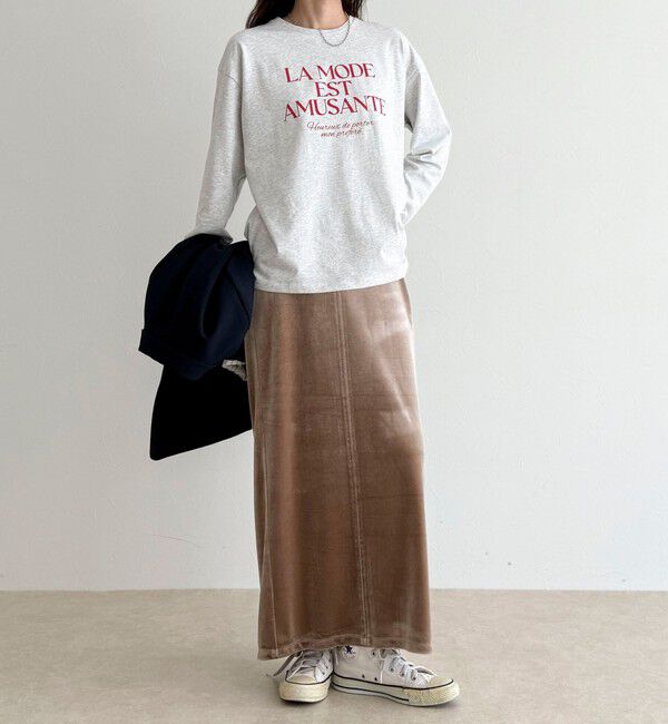 fredy emue「ベロアタイトスカート」|スカート|