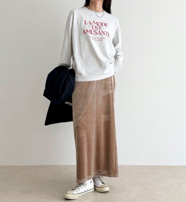 fredy emue「ベロアタイトスカート」|スカート|