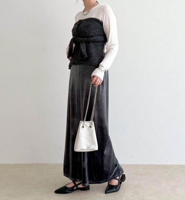 fredy emue「ベロアタイトスカート」|スカート|