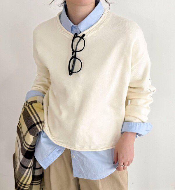 fredy emue「ハートステッチニットプルオーバー」|ニット・セーター|