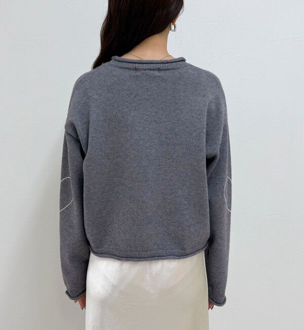 fredy emue「ハートステッチニットプルオーバー」|ニット・セーター|