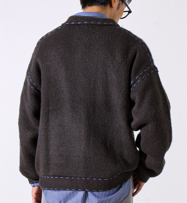 GLOSTER「【ユニセックス対応】ハンドステッチニットジャケット」|カーディガン|