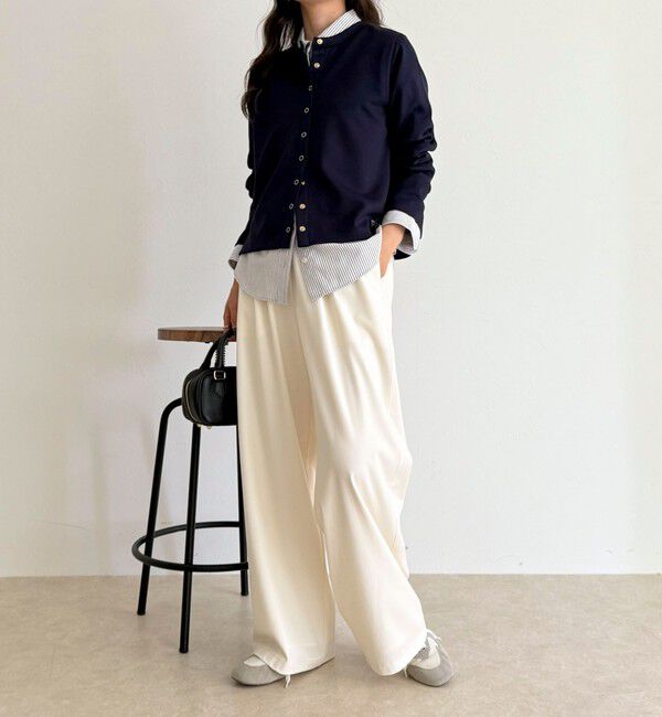 fredy emue「ポンチドット釦カーディガン」|カーディガン|