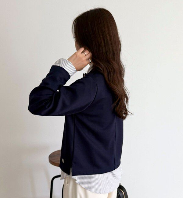 fredy emue「ポンチドット釦カーディガン」|カーディガン|