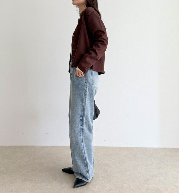 fredy emue「ポンチドット釦カーディガン」|カーディガン|