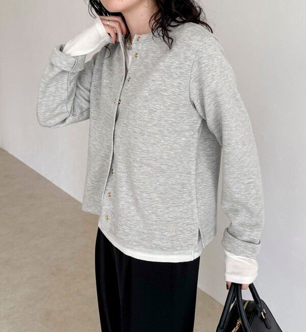 fredy emue「ポンチドット釦カーディガン」|カーディガン|