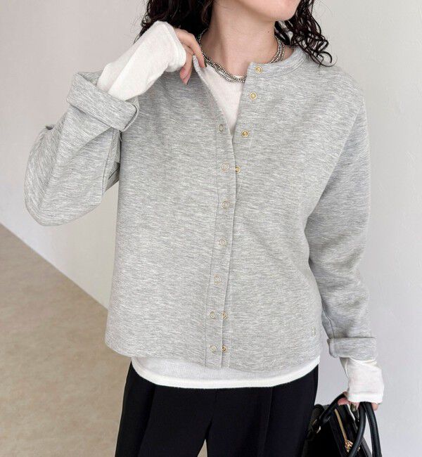 fredy emue「ポンチドット釦カーディガン」|カーディガン|