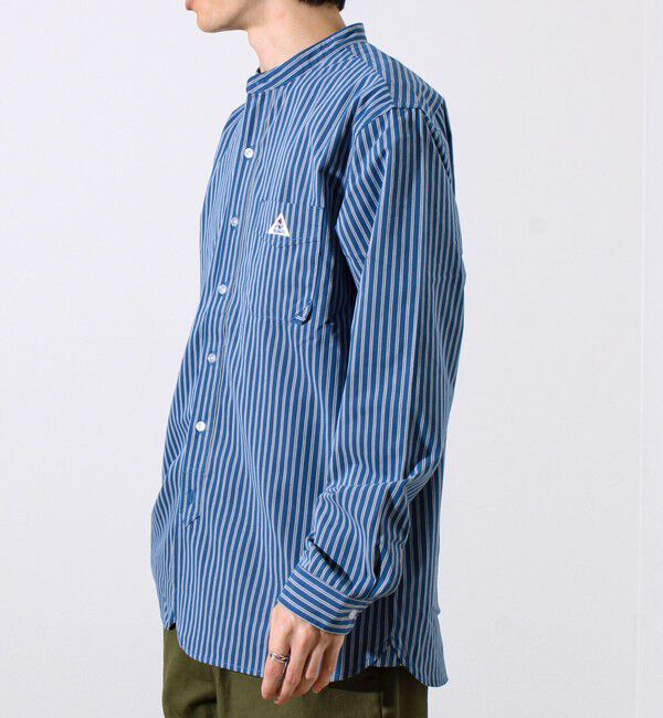 GLOSTER「【GEVACO/ゲバコ】起毛バンドカラーシャツ」|シャツ・ブラウス|