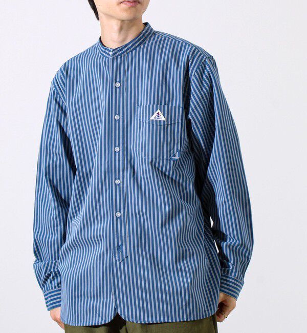 GLOSTER「【GEVACO/ゲバコ】起毛バンドカラーシャツ」|シャツ・ブラウス|