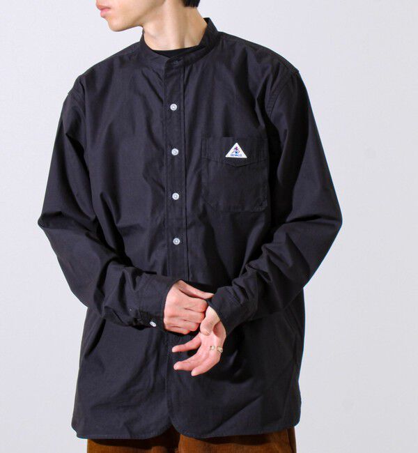 GLOSTER「【GEVACO/ゲバコ】起毛バンドカラーシャツ」|シャツ・ブラウス|