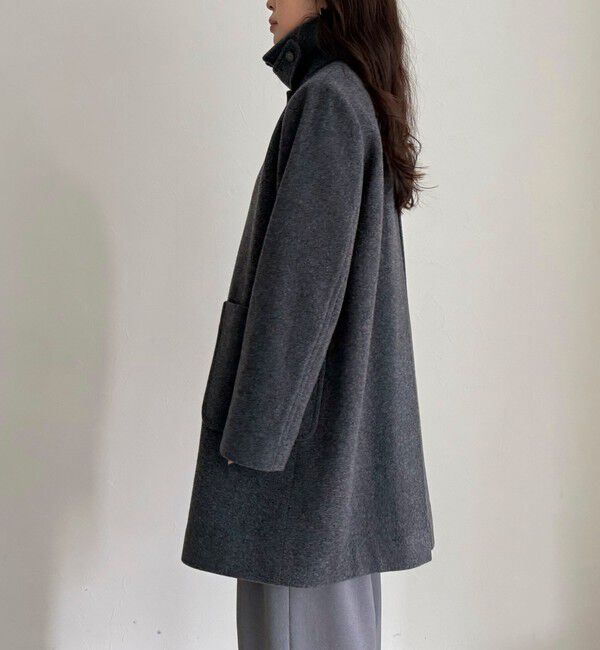 fredy emue「Super100ステンカラーミドルコート」|ダッフルコート|