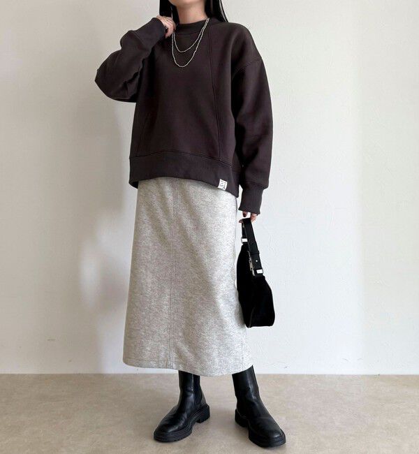 fredy emue「ソフトニットメルトンスカート」|スカート|