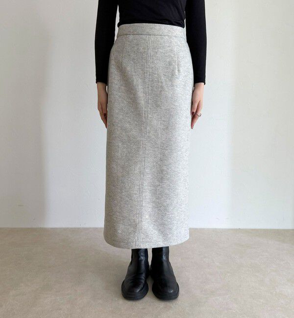 fredy emue「ソフトニットメルトンスカート」|スカート|
