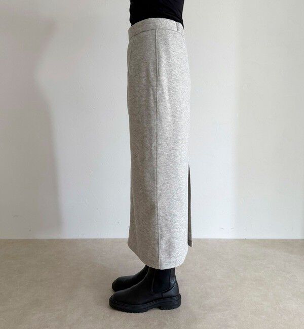 fredy emue「ソフトニットメルトンスカート」|スカート|