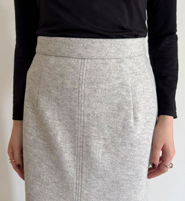 fredy emue「ソフトニットメルトンスカート」|スカート|
